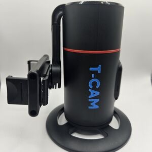 New Era T-CAM Black Camera with Red and Blue Accents